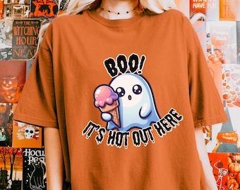 Summerween Ice Cream tshirt Summer Halloween t-shirt Beach shirt Summer tee Halloween lover Halloween Funny Summer-ween Tshirt Gift