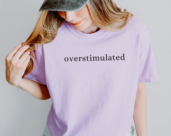 Overstimulated Shirt for Mom, Overstimulated Comfort Colors Crop Top, Cowboy Frog Shirt, Unhinged TShirt, Funny Meme Tee, Funny Frog Shirt