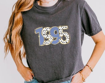 Birth year shirt Comfort Color Crop Top, Birthday T-shirt, Vintage inspired shirt, 1995 Shirt, 30th Birthday, 1995 Birth Year Shirt Gift
