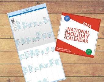 2024 National Holiday Calendar | Printable | 4100+ events | FREE access to descriptions