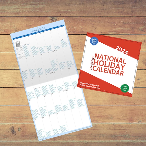 2024 National Holiday Calendar | Printable | 4100+ events | FREE access to descriptions