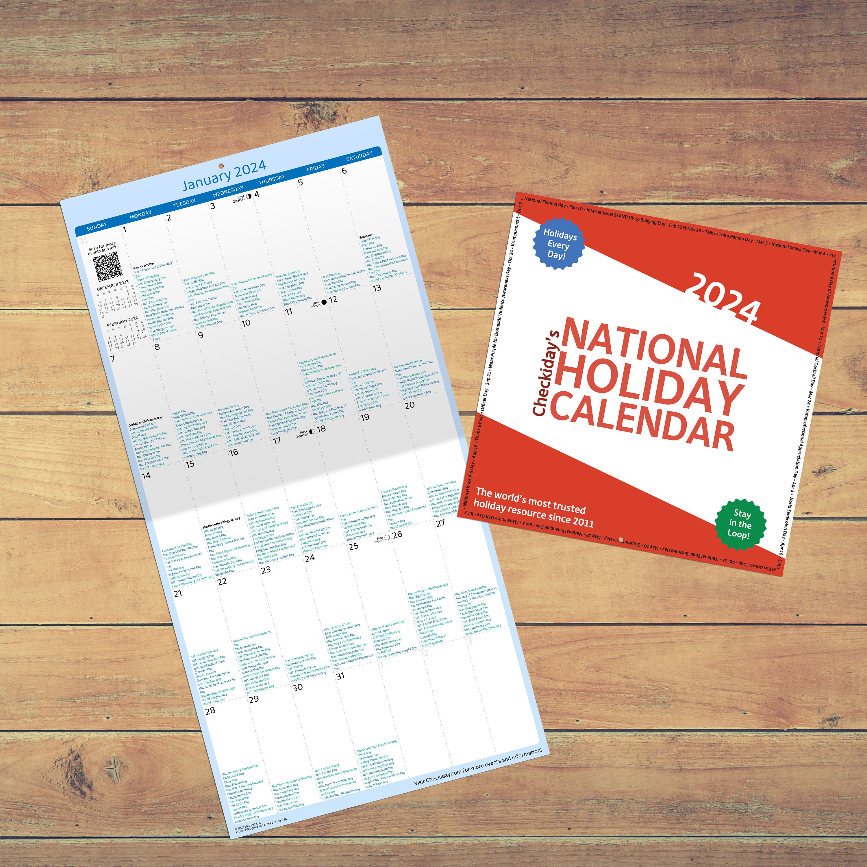National Holiday Calendar 2024 Printable 4100 Events FREE Access to