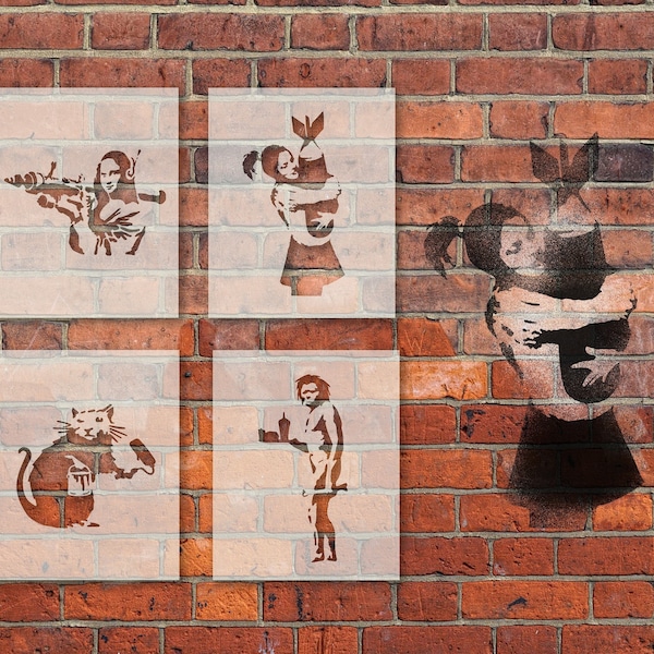 Street Art Stencil Etsy