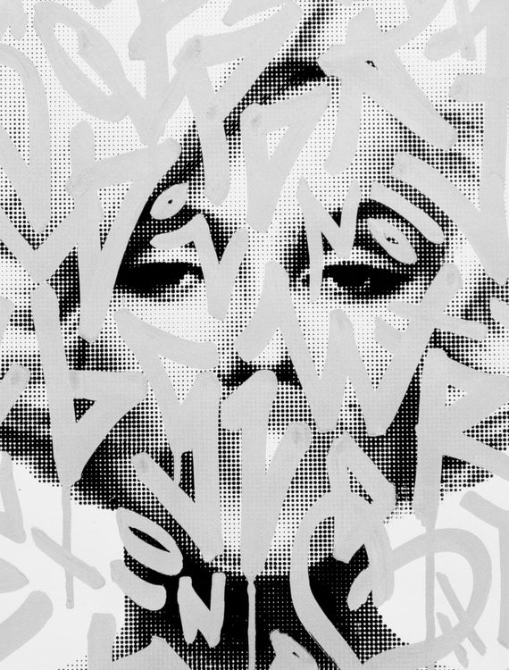 Marilyn Monroe Original Artwork Fashion Graffiti Wall Art Contemporary