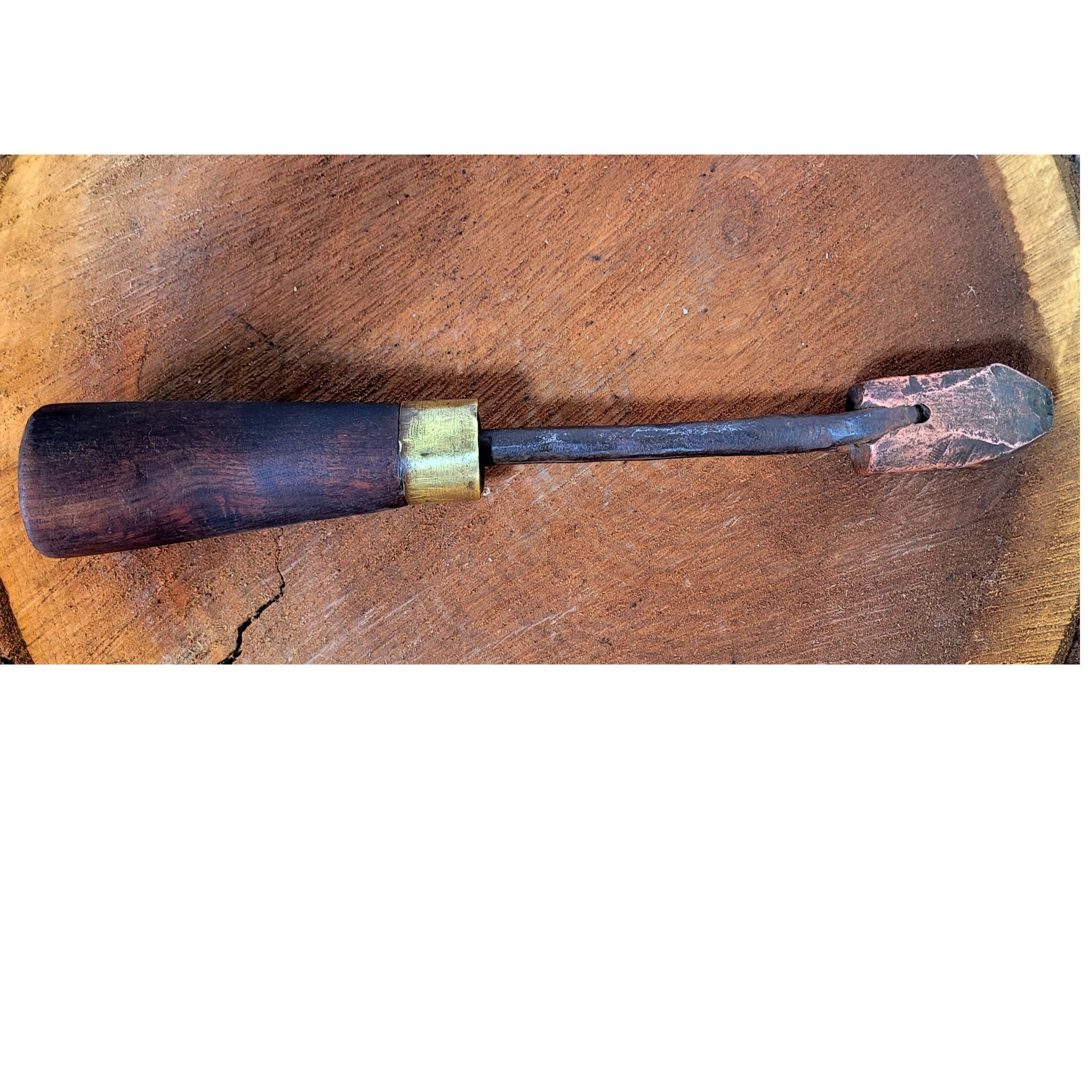 Vintage Copper Tip Soldering Iron Vintage Hand Tools Wooden Etsy