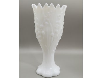 Westmoreland Milk Glass Lily of the Valley Vase, Vintage Milk Glass Vase