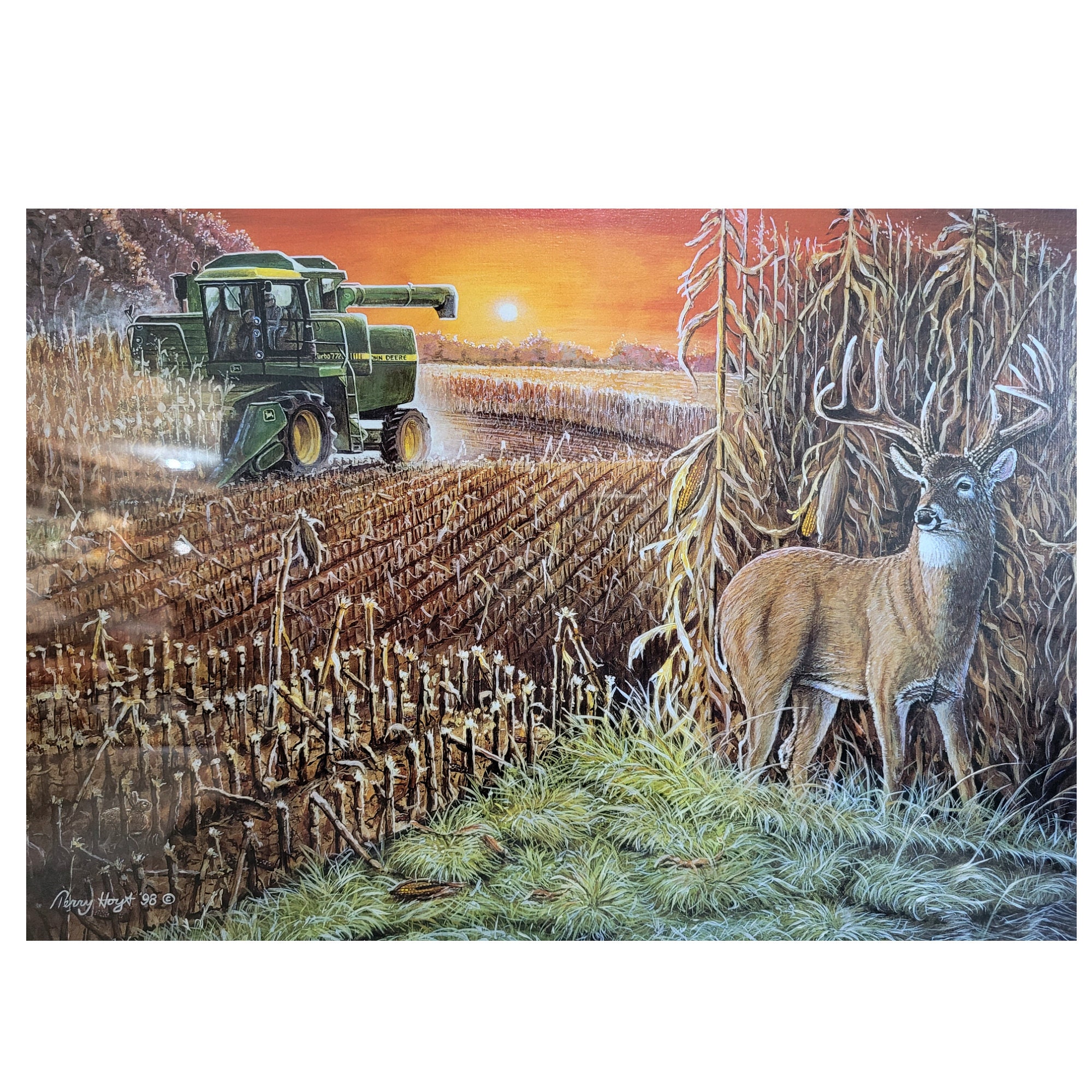 The Kerog　Theory Woodmere Terrance A Vintage John Deer Signed Prints Terry Holt Set of Three