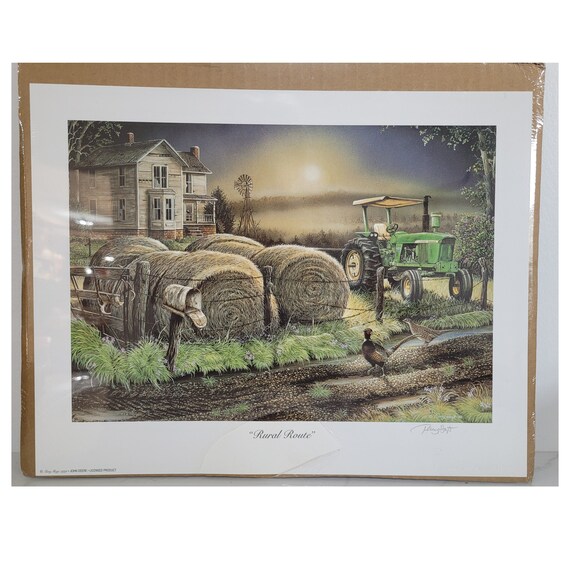 Vintage John Deer Signed Prints Terry Holt Set of Three