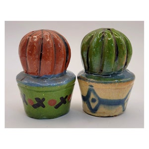 Vintage Cactus, Cacti Salt and Pepper Shakers, Vintage Cacti Shakers, Southwest Shakers, Vintage Kitchen, Vintage Farmhouse,  Succulents