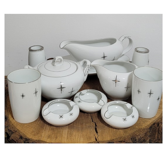 Choice Vintage MCM Cross Star Fukagawa Arita China Cups