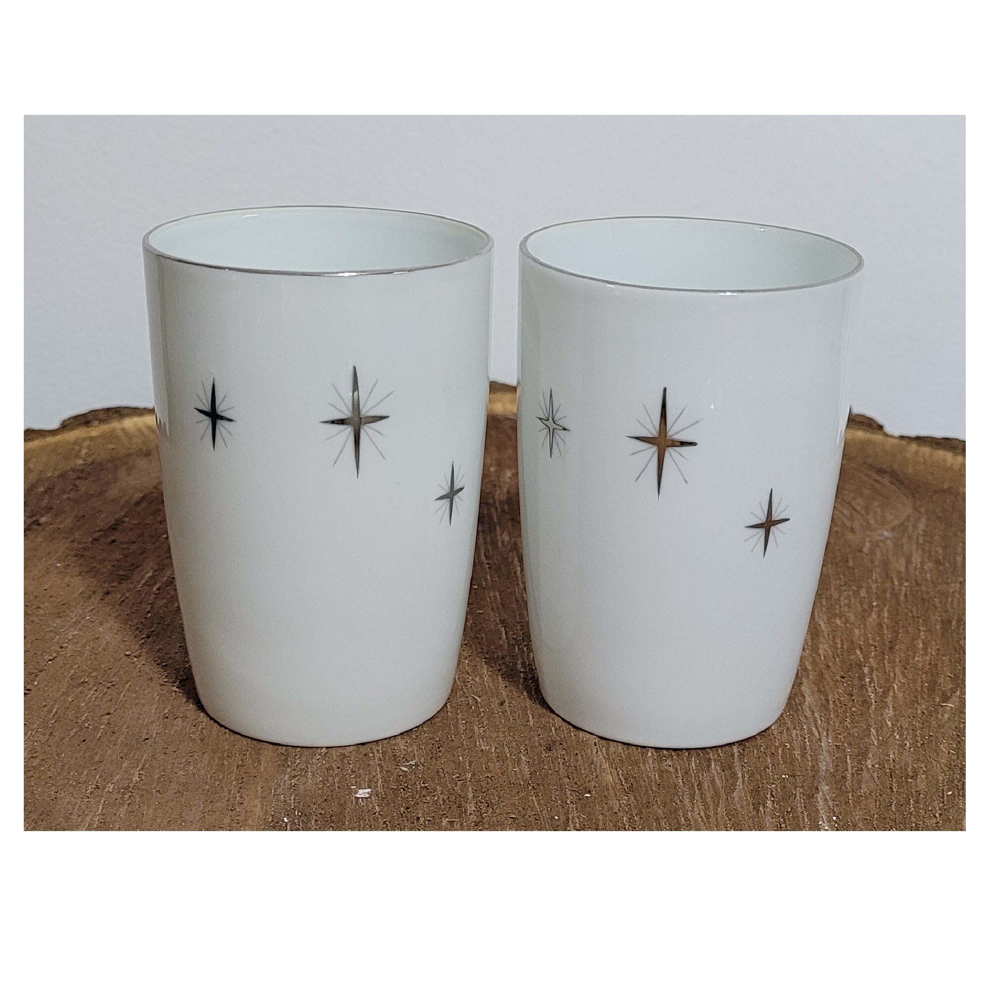Choice Vintage MCM Cross Star Fukagawa Arita China Cups