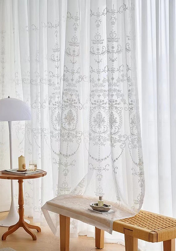 Rideau transparent - durable - rideau transparent de luxe pour