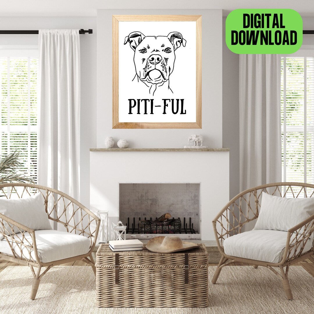Printable Dog Wall Art Printable Wall Art Decor Home Etsy