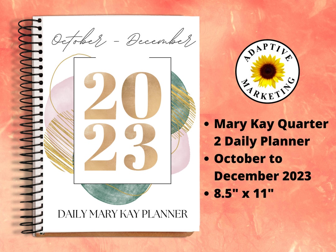 Mary Kay Planner Quarterly Edition Etsy