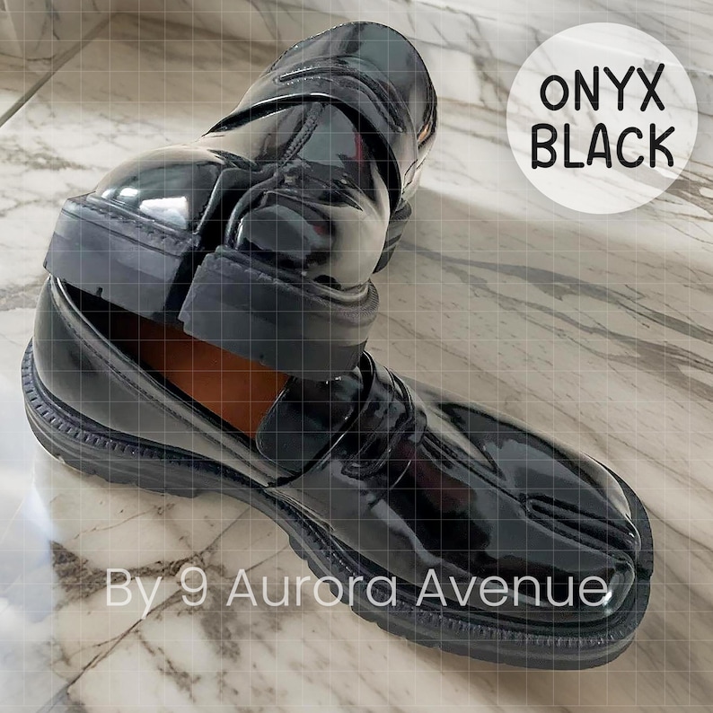 Tabi Shoes Men Split Toe Japanese Pig Trotter Ninja Tabi Loafers For Men Black Business Casual Shoes Up To Size 11 Size 12 3