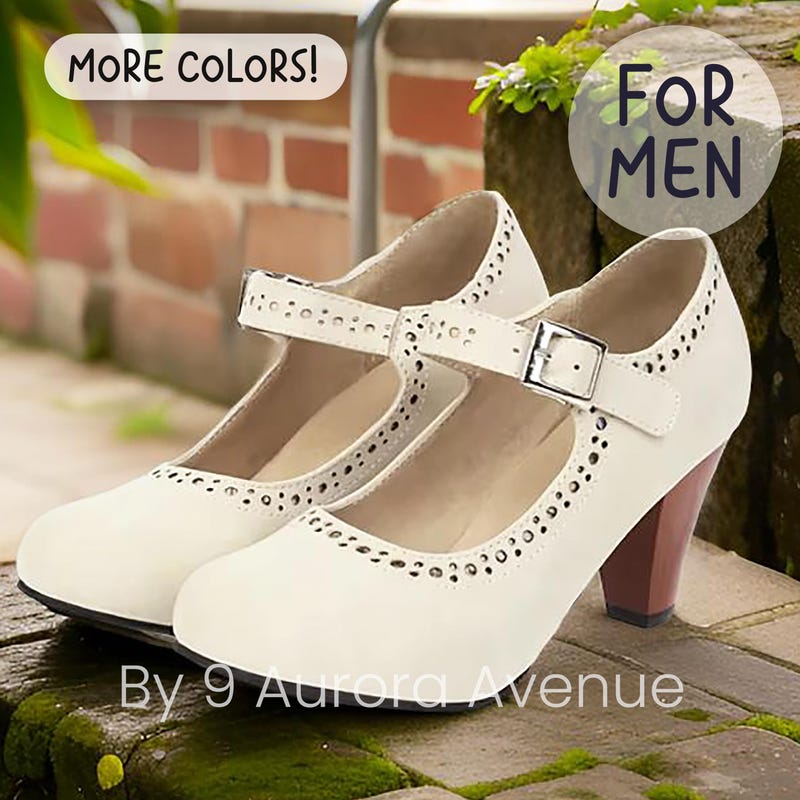 Crossdressing Mary Jane Flat Pumps