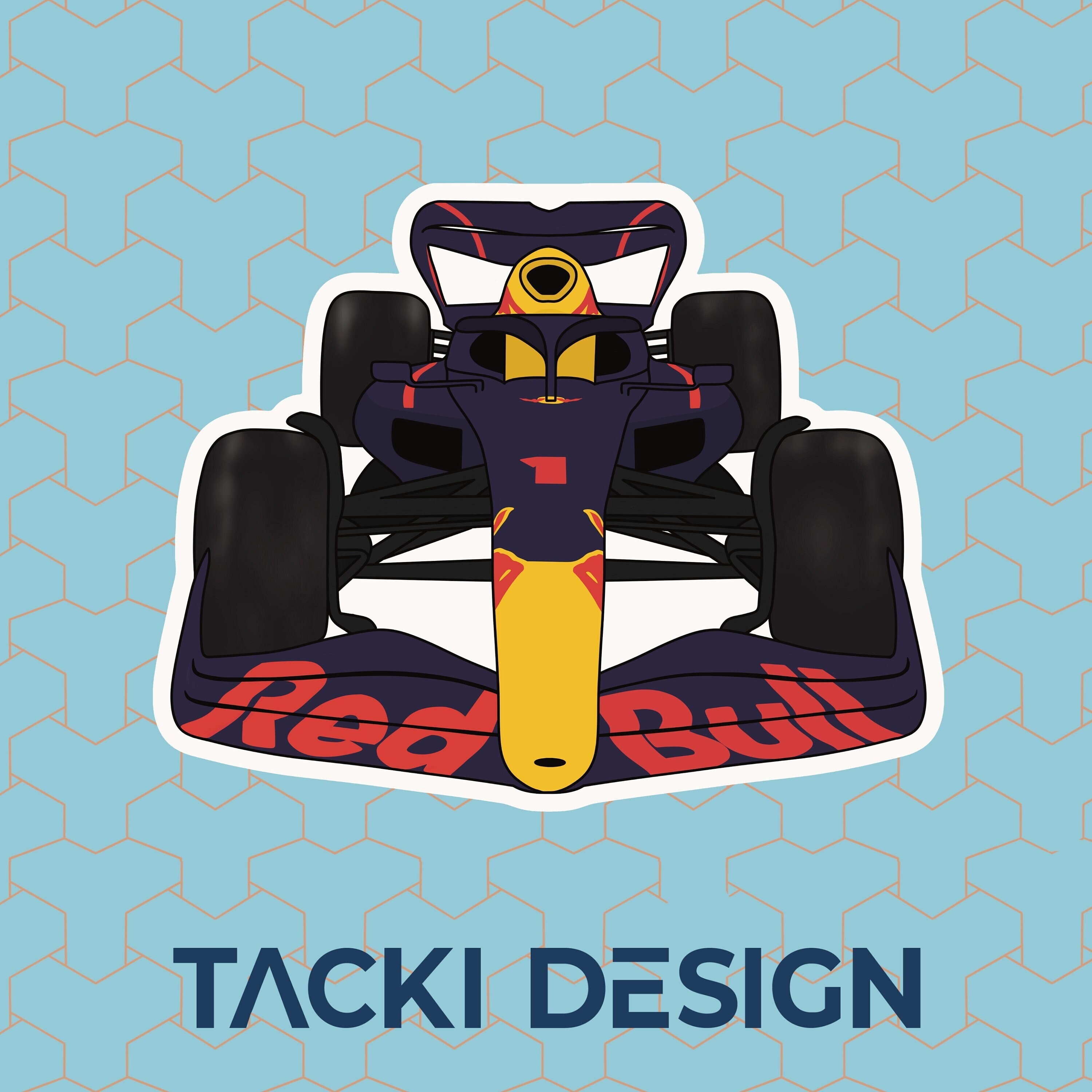 Waterproof Stickers - ORACLE Red Bull Racing . Abt 6 x 6 cm . Free Normal  Mail, Hobbies & Toys, Stationery & Craft, Art & Prints on Carousell