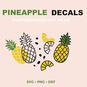 Pineapple SVG File For Cricut, Pineapple Cut File, Pineapple Svg Cut File, Pineapple Fruits Svg Clipart, Tropical Fruit Svg Clipart