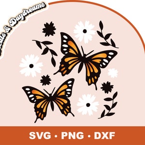 Monarch Butterfly SVG, Butterfly Svg Cricut, Butterfly Svg Bundel, Butterfly Png, Butterfly Clipart, Gelaagde Butterfly Svg, Cute Butterfly