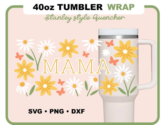 Summer Meadow 40 Oz TUMBLER Svg, Stanley 40oz Tumbler Wrap, Stanley Cup  Wrap, Stanley Cup Svg, Stanley Tumbler Svg Wrap, Quencher Svg (Instant  Download) 