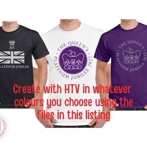 Sublimação SVG PNG do Jubileu de Platina da Rainha, camiseta para festa de rua do Jubileu, bandeiras do jubileu, decorações do jubileu, Jubileu da Rainha Elizabeth II