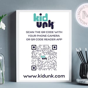 Custom Business QR Code | Gift Card Design | Gift Voucher Design | Small Business Media Design |  Small Business Marketing | Cartoon Logo