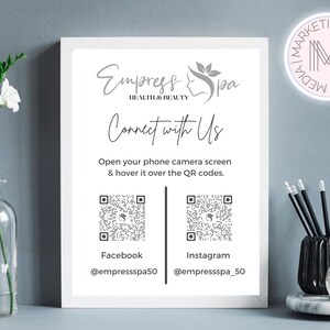 Custom Business QR Code | Gift Card Design | Gift Voucher Design | Small Business Media Design |  Small Business Marketing | Cartoon Logo