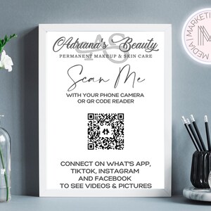 Custom Business QR Code | Gift Card Design | Gift Voucher Design | Small Business Media Design |  Small Business Marketing | Cartoon Logo