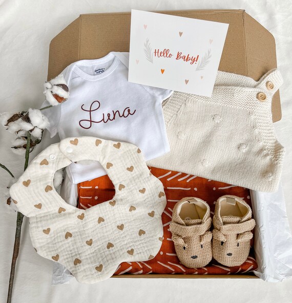Personalized Baby Gift Box Personalized Baby Arrival Gift Etsy