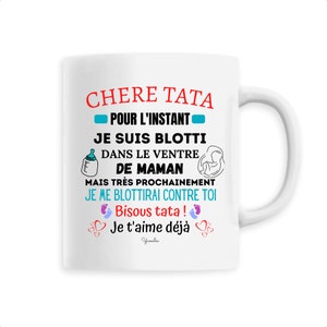 Mug future tata - Cup future tata - Announcement pregnancy - Gift future tata - Gift idea future tata - Mug tata - Gift pregnancy sister