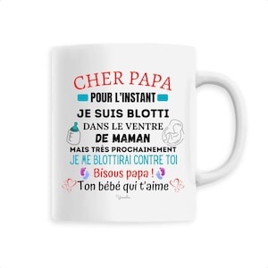 Blivande pappamugg - Blivande pappamugg - Graviditetsmeddelande - Present till blivande pappa - Presentidé till blivande pappa - Pappamugg - Graviditetspresent till pappa