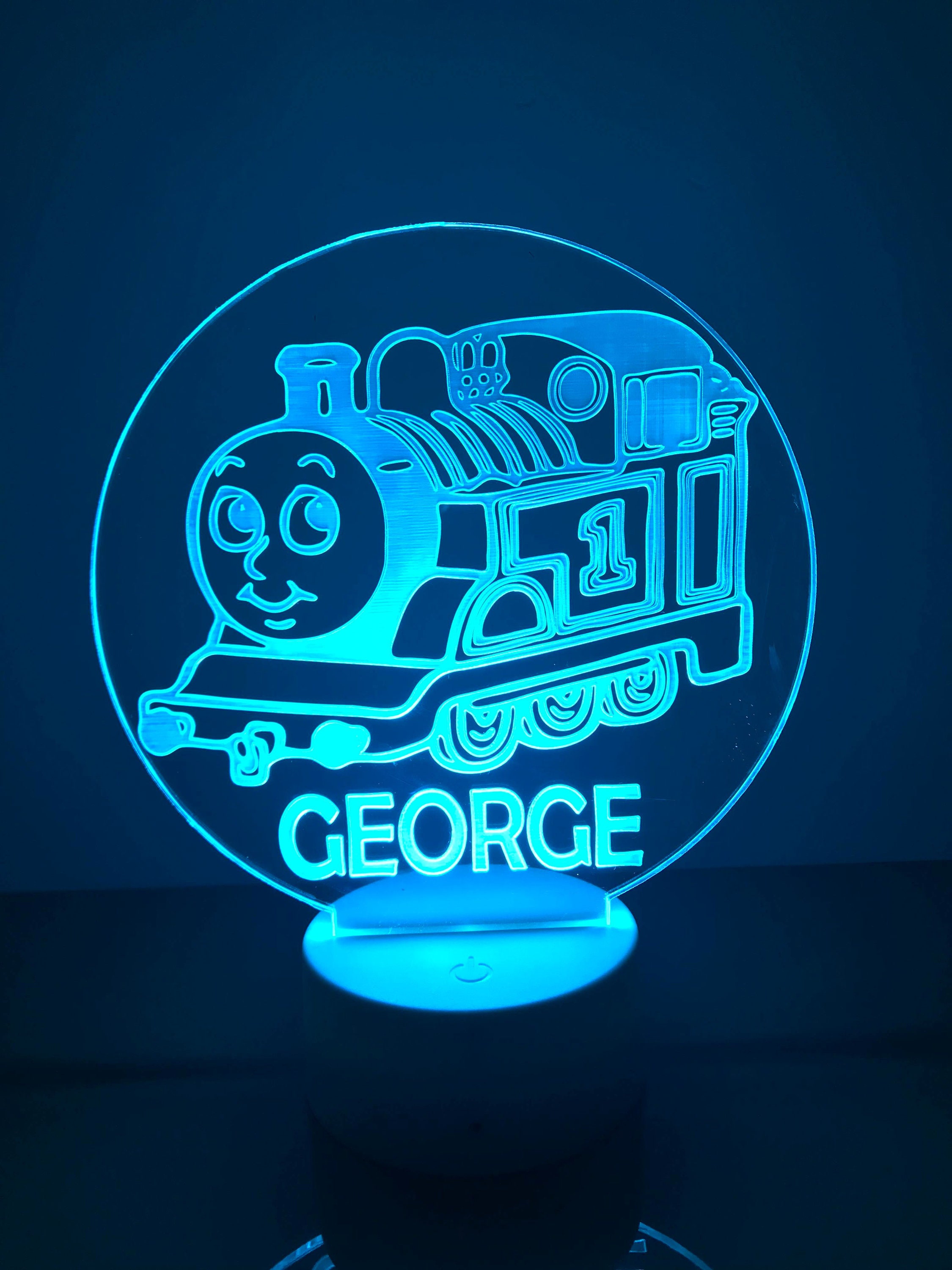 limoen geleider Opheldering Personalised Thomas The Tank Engine Childrens LED Cartoon - Etsy Nederland