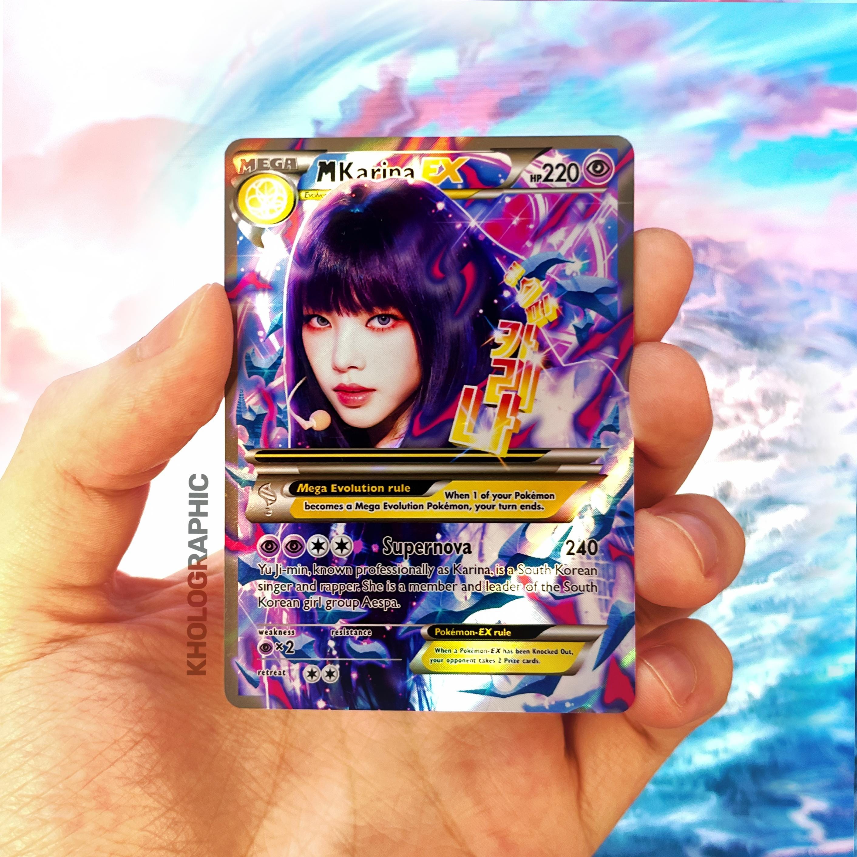 giselle pokemon card AESPA Armageddon Era Holographic GX KPOP Photocards cementing its place as a must The Pokmon princess, the 90