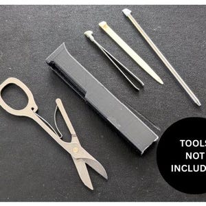EDC-sleutelhanger voor Victorinox-pincet, tandenstoker, pen en schaar (gereedschap niet inbegrepen)