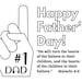 Printable Christian Father's Day Coloring Pages - Instant Download ...