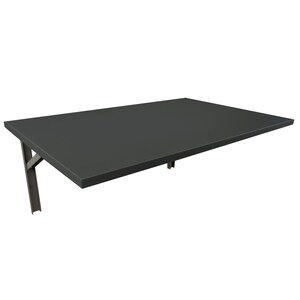 ANTHRACITE Table murale Table pliante murale Table de cuisine Table de cuisine Bureau mural Table à manger de nombreuses dimensions Petite table murale pliable image 1