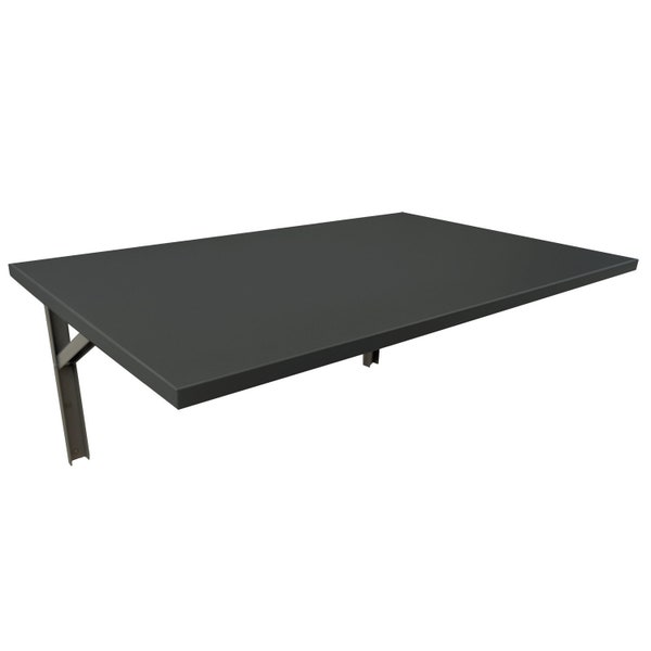 ANTHRACITE | Table murale Table pliante murale Table de cuisine Table de cuisine Bureau mural Table à manger de nombreuses dimensions Petite table murale pliable