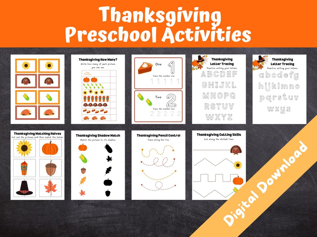 Thanksgiving Preschool Activities, Kids Homeschool, Nursery, Montessori ...