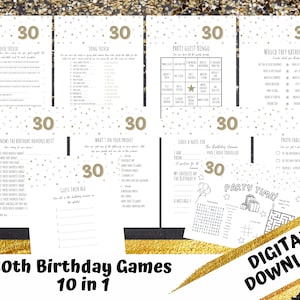 30th Birthday Party Games, Born in 1993, Film and Music Trivia, Printable Games, Thirtieth Birthday, Printable Digital Download