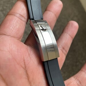 Rolex Black Rubber Band/strap 