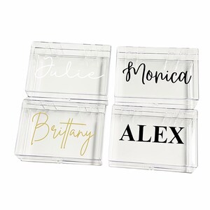 Buy Freestanding small clear acrylic boxes with lids with Custom Designs 