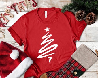 Christmas Tree Shirt, Christmas Shirts for Women, Christmas Tee, Christmas TShirt, Shirts For Christmas, Cute Christmas Shirts, Holiday Tee