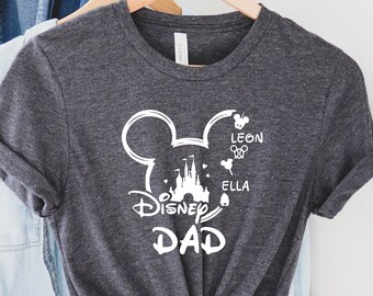 Disney Dad Shirt, Personalization Disney Shirt, Custom Family Shirt, Cute Dad Disney Shirts, Disneyworld Shirts Family, Dad Shirt