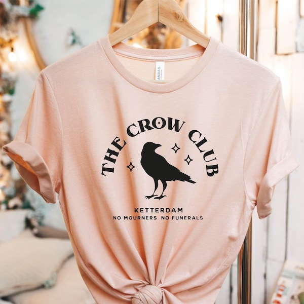 Ketterdam Crow Club Shirt, Six of Crows, Student Gift, Gift For Student, Educational Tee, Secondary School, Unisex Apparel, Adult T-Shirts