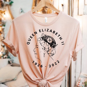 Queen Elizabeth II Shirt, RIP Queen Elizabeth , Rest In Peace Majesty The Queen, Queen Of England Since 1952, Commemorative Shirt