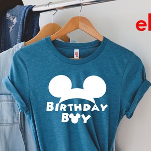 Birthday Boy Mickey Disney Shirt, Birthday Boy Disney Shirt, Disney Shirts for Boy, Disney Birthday, Disney World Shirt.