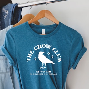 Ketterdam Crow Club Shirt, Six of Crows, Student Gift, Gift For Student, Educational Tee, Secondary School, Unisex Apparel, Adult T-Shirts