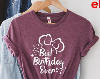 Best Birthday Ever Minnie Disney Shirt, Birthday Girl Disney Shirt, Disney Shirts for Girl, Disney Birthday, Disney World Shirt.