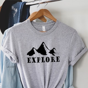 Explore More Shirt for Women, Explore T Shirt for Her, Adventure T-Shirt, Gift for Outdoor Lover, Cute Camping Shirt, Gift for Women