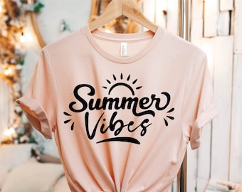 Summer Vibes T-Shirt, Summer T-Shirt, Summer Vibes T-Shirt, Fun Summer Shirt, Summer Vacation Shirt, Family Summer Shirt, Vacation Clothing